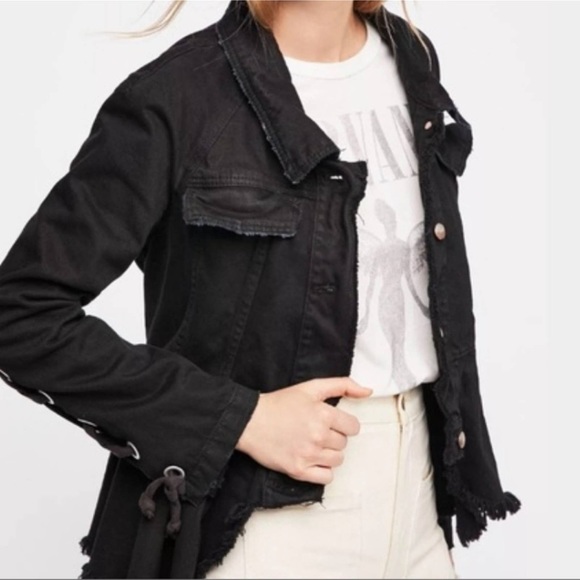 Free People Willow Jacket Peplum XS